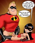 2009 bad_guy_(artist) disney mr._incredible the_incredibles violet_parr