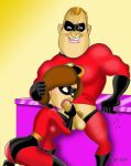 bad_guy bad_guy_(artist) disney elastigirl fellatio mr._incredible oral pixar the_incredibles