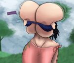 black_hair blue_eyes gigantic_ass gigantic_breasts hourglass_figure nico_robin one_piece stinkycokie