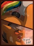 comic friendship_is_magic hasbro hioshiru my_little_pony quibble_pants_(mlp) rainbow_dash tale_road