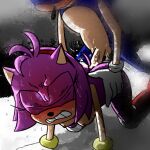  1boy 1girl amy_rose anthro ass ass_up big_ass big_penis doggy_position fat_ass fat_cock furry hedgehog jonathan1234 nipples nude painful rough rough_sex sega sex sonic_the_hedgehog sonic_the_hedgehog_(series) sweat sweatdrop thick_thighs 