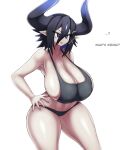 asagi_(disgaea) asagi_asagiri asagiri_asagi big_breasts bimbo bitch black_hair breasts demon_girl disgaea gigantic_breasts horns horny huge_breasts hyper_breasts massive_breasts milf overlord_asagi sexy slut succubus whore