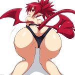  anus ass big_ass bimbo bitch cameltoe dat_ass demon_girl disgaea etna horny huge_ass large_ass looking_at_viewer looking_back pussy red_hair sexy slut succubus thong whore 