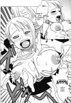 acid_head anal breast_expansion breast_grab bukkake double_penetration doujinshi drugged english_text glasses huge_breasts lactation megane misutake monochrome murata nami-san_cow_transformation_plan nami_(one_piece) nami_no_koukai_nisshi_special one_piece paizuri sanji translated