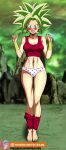 1girl blush dragon_ball_super dragon_ball_z embarrassed embarrassed_underwear_female embarrassing euf panties solo_female underwear