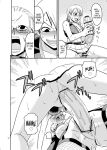 acid_head big_breasts doujinshi english_text fellatio franky glasses huge_breasts kalifa lactation monochrome murata nami's_hidden_sailing_diary_2 nami_(one_piece) nami_no_ura_koukai_nisshi_2 one_piece paizuri sex_toy translated uncensored