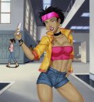 1girl big_breasts breasts comic_book_character female_focus high_res jubilation_lee jubilee marvel marvel_animated_universe mutant_(marvel) patreon patreon_paid patreon_reward short_hair superheroine tagme teen x-men x-men_evolution