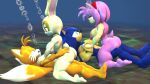 2021 2_tails 2boys 2girls 3d_(artwork) accessory air_bubble amy_rose anthro ass big_ass big_breasts blonde_hair blue_body blue_fur blue_hair breasts brown_eyes bubble_butt butt_grab canid canine cream_the_rabbit curvaceous curvy_figure daemont92 dat_ass detailed_background digital_media_(artwork) eulipotyphlan eyelashes feet fingers floppy_ears fluffy fluffy_tail fox from_front_position fur furry green_eyes group hair hair_accessory hairband hand_holding hand_on_butt headband hedgehog high_res hourglass_figure lagomorph leporid long_ears long_tail lying male male/female mammal miles_"tails"_prower missionary_position multi_tail multicolored_body multicolored_fur nipples nude on_back open_mouth orange_body orange_fur penetration pink_body pink_fur pink_hair rabbit sega sex short_hair short_tail small_waist smile sonic_(series) sonic_the_hedgehog sonic_the_hedgehog_(series) source_filmmaker tail tan_body tan_fur teal_eyes thick_thighs toes two_tone_body two_tone_fur underwater underwater_sex vaginal_penetration voluptuous water white_body white_fur wide_hips yellow_body yellow_fur