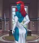 1girl 1girl 1girl ass big_ass big_breasts blue_skin breasts cartoon_milf comic_book_character female_focus female_only high_res long_hair marvel marvel_animated_universe mature_female milf mutant_(marvel) mystique patreon patreon_paid patreon_reward raven_darkholme red_hair solo_female solo_focus sunsetriders7 supervillain tagme x-men x-men_evolution