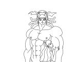 abs alice_(yu-gi-oh!_gx) beefcake biceps big_muscles bodybuilder handsome hunk licking_bicep lineart muscle muscle_worship pecs straight tyranno_hassleberry yu-gi-oh! yu-gi-oh!_gx