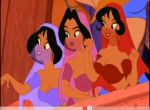 aladdin_(series) balcony big_breasts bimbettes cleavage disney harem screen_capture triplets