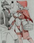 big_bad_wolf julius_zimmerman_(artist) little_red_riding_hood tagme