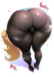 1girl ass ass_shake bent_over big_ass blonde_hair blue_eyes cameltoe clothed clothed_female cynthia_(pokemon) female_focus female_only fully_clothed heart high_heels huge_ass human iku_(ikuchan_kaoru) legs long_hair looking_at_viewer looking_back mature mature_female nintendo pantyhose pantylines pokémon pokemon pokemon_dppt posterior_cleavage shoes simple_background skirt solo_female solo_focus standing steam tagme thick_thighs thighs trefoil video_game_character video_game_franchise video_games voluptuous white_background wide_hips