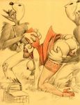 big_bad_wolf julius_zimmerman_(artist) little_red_riding_hood tagme