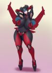  annon bimbo bimbofication black_hair blue_eyes gigantic_ass gigantic_breasts hourglass_figure milf sexy sexy_ass sexy_body sexy_breasts transformers windblade wings 