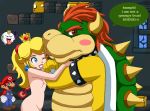  bowser castle fireball flat_chest imminent_sex king_boo love mario nintendo nude nude_female princess_peach question_block super_mario_bros. 