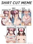  1boy 1girl 2_girls ahegao anthro armpits big_breasts blue_eyes blush boob_window breast_size_difference breasts brown_hair cleavage_cutout double_bun double_v heart_pasties hilda_(pokemon) holding_hands huge_breasts hypno hypnosis interspecies looking_at_another meme mind_control nintendo nipple_bulge nipple_covers nyantcha pasties pendulum penetration pokemon pokemon_bw2 pokemon_rgby pokephilia rosa_(pokemon) sex shirt_cut_meme thiccwithaq twin_tails underboob v vaginal vaginal_sex visor_cap 