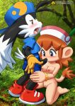 bbmbbf breasts cabbit clothed_male_nude_female cum cum_in_mouth fellatio klonoa klonoa_(series) lioness lolo_(klonoa) palcomix pietro's_secret_club