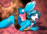  2003 anthro anthro_on_anthro blue_fur blue_hair blush breasts canine collar doggy_position dr_comet duo faceless_male fox from_behind from_behind_position fur furry half-closed_eyes highres jewelry krystal male/female mammal markings necklace nintendo nude open_mouth orgasm penetration raised_tail sex short_hair solo_focus speed_bump_position star_fox straight sweat sweatdrop tail_ring teeth tongue video_games white_fur 