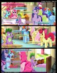 apple_bloom comic derpy_hooves ditzy_doo dragon_you_over friendship_is_magic kitsuneyoukai my_little_pony pinkie_pie_(mlp) rainbow_dash spike_(mlp) twilight_sparkle_(mlp) twilightstormshi