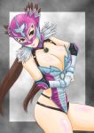  1girl absurd_res alluring breasts cleavage high_res jaycee jaycee_(tekken) julia_chang leotard long_hair mask namco tekken tekken_3 tekken_4 tekken_5_dark_resurrection tekken_tag_tournament tekken_tag_tournament_2 wrestler xwf 