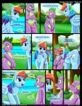 comic dragon_you_over friendship_is_magic imminent_fellatio kitsuneyoukai my_little_pony penis rainbow_dash_(mlp) spike_(mlp) twilight_sparkle_(mlp) twilightstormshi