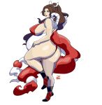 brown_eyes brown_hair fatal_fury king_of_fighters large_ass large_breasts mai_shiranui milf ponytail pregnant pregnant_belly pregnant_female zeruxu