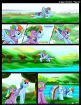 comic dragon_you_over friendship_is_magic kitsuneyoukai my_little_pony presenting_pussy rainbow_dash_(mlp) spike_(mlp) twilightstormshi