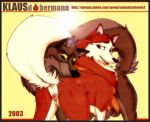 2003 animal_sex anus balto_(character) balto_(film) canine canine_penis dog husky jenna_(balto) klaus_doberman looking_at_partner looking_at_pussy presenting_hindquarters raised_tail romantic_couple siberian_husky url wolf