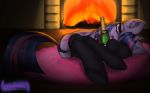  feral fireplace friendship_is_magic fur horn lingerie my_little_pony tail twilight_sparkle unicorn 