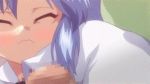  animated armpit_sex blue_hair brother_and_sister censored gif imouto_paradise! incest murakami_teruaki nanase_rio penis purple_eyes siblings 