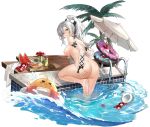 >_< 1girl 1girl 1girl anus areola ass ass_grab azur_lane back bare_shoulders barefoot beach_umbrella big_breasts bird bow breasts brown_eyes chick closed_eyes detached_sleeves drake_(azur_lane) drake_(the_golden_hind's_respite)_(azur_lane) feet flower food fruit groping hair_bow hair_ornament halterneck high_resolution long_hair long_sleeves looking_at_viewer looking_back manjuu_(azur_lane) nipples nude nude_filter open_mouth palm_tree petals plate ponytail pool pussy red_flower see-through_sleeves silver_hair soles thighs third-party_edit tied_hair traffic_cone transparent_background tree umbrella uncensored uncensored_vagina very_long_hair water watermelon wet wide_hips