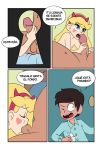 bed bedroom comic deepthroat el_tordo fellatio lick licking licking_penis marco_diaz mr._diaz nude oral peeking pillow rafael_diaz spanish star_butterfly star_vs_the_forces_of_evil text translation_request watching