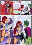 beast_boy comic dc_comics emotion_sickness_(teen_titans) incognitymous_(artist) koriand'r nipples nude rachel_roth raven_(dc) starfire tagme teen_titans