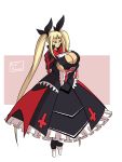  axel-rosered big_breasts blazblue blonde_hair breasts rachel_alucard red_eyes solo 