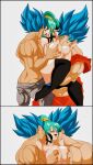  anal big_breasts bitch blue_hair breasts bulma chi-chi_(dragon_ball) double_penetration dragon_ball dragon_ball_super female_pervert female_sub fusion hair_ornament hetero hooker nipples pervert prostitute prostitution sex son_goku submission vaginal vegeta 