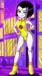 big_breasts black_hair breasts dc futanari hair intersex lady_legasus purple_eyes raven_(dc) shadman solo teen_titans teen_titans_go