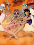 aladdin aladdin_(series) alice alice_in_wonderland cartoonvalley.com catfights crossover disney helg_(artist) watermark web_address web_address_without_path