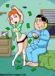  chris_griffin family_guy lois_griffin money rage_grenade strip stripping 