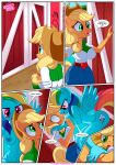 applejack applejack_(mlp) bbmbbf behind_closed_barn_doors_(comic) comic equestria_untamed friendship_is_magic furry hasbro my_little_pony palcomix rainbow_dash rainbow_dash_(mlp)