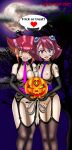  2021 2_girls 2girls anna_kaboom anna_kozuki artist_name bitch breasts cleft_of_venus covered_nipples dialogue duo empty_eyes female_only femsub garter_belt garter_straps garters gloves halloween happy_trance high_res hiiragi_yuzu hypnotic_accessory lobotomist microchip mind_control night_sky nipples opera_gloves pumpkin pussy pussy_juice tech_control text topless topless_female trick_or_treat whore yu-gi-oh!_(series) yu-gi-oh!_arc-v yu-gi-oh!_zexal yugioh_arc-v yuzu_hiiragi zuzu_boyle 