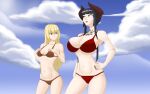  2_girls alluring bikini eliza eliza_(tekken) emilie_de_rochefort hot namco peacock_waltz sexy silf silfs sisters tekken tekken_7 voluptuous 