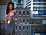  bra building mug red_hair sydgrl3d 