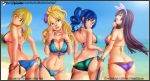 bikini fairy_tail juvia_loxar kagura_mikazuchi lucy_heartfilia tagme