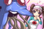 1girl big_breasts blue_eyes brown_hair creatures_(company) game_freak hairbun humans_of_pokemon imminent_sex long_hair mei_(pokemon) nintendo pokemon pokemon_(anime) pokemon_(game) pokemon_black_2_&_white_2 pokemon_black_and_white pokemon_bw pokemon_bw2 rei_(pokemon) rosa_(pokemon) tentacle tentacruel