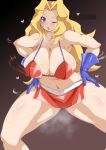 big_breasts bikini bimbo bitch blonde_hair bouncing_breasts breasts disgaea dismania horny huge_breasts jiggling_breasts looking_at_viewer milf slut swinging_breasts whore