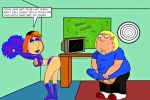 ass ass_shake cheerleader chris_griffin cocktease erection family_guy gif incest lois_griffin milf