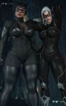  3d black_cat catwoman cga3d crossover dc_comics felicia_hardy marvel selina_kyle 