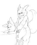 anal big_dom_small_sub closed_eyes crown eroborus furry gay male nintendo pikachu plain_background pokemon size_difference tongue video_games white_background zangoose