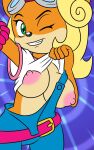 1girl activision anthro bandicoot breasts coco_bandicoot crash_bandicoot_(series) flashing furry naughty_dog nipples sonicguru sony_interactive_entertainment tagme